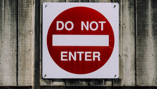 Do not enter